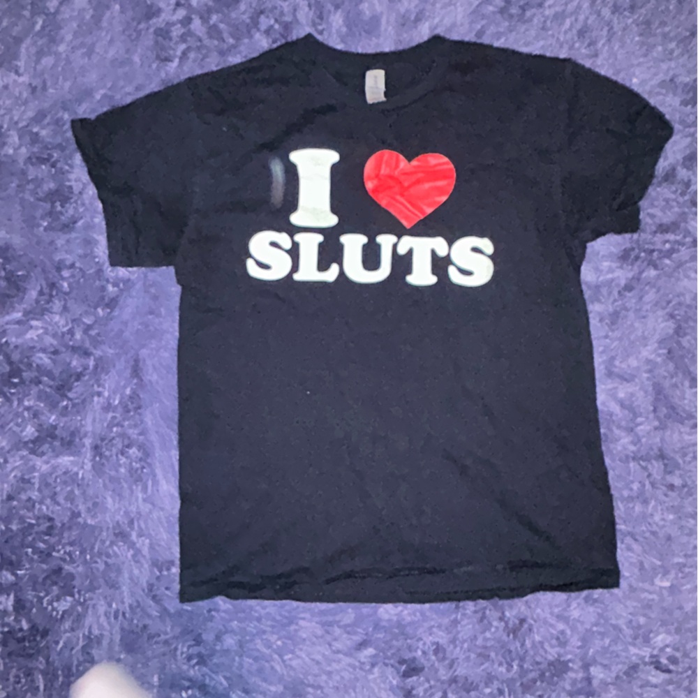Black and red comedy shirt, size medium, worn once